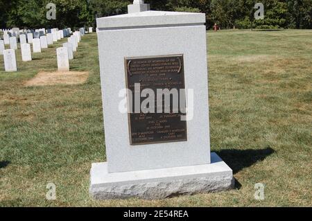 Space shuttle Columbia Astronauts Arlington Cemetery  Washington DC Stock Photo