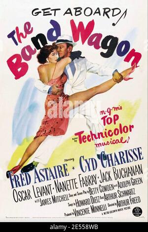 THE BAND WAGON 1953 MGM film musical with Cyd Charisse and Fred Astaire Stock Photo