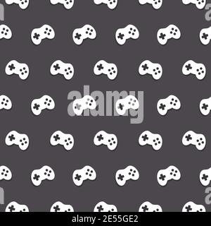 Vector Seamless Game Controller Pattern Stock Vector
