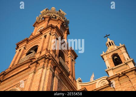 Our Lady of Guadalupe church in Puerto Vallarta, Jalisco, Mexico. Stock Photo