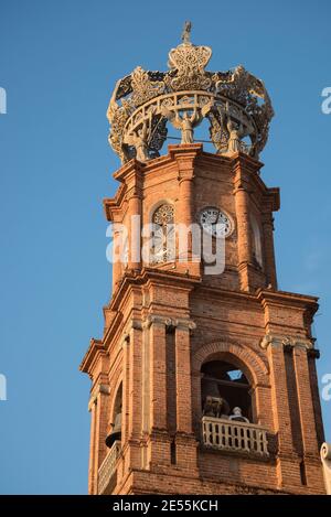 Our Lady of Guadalupe church in Puerto Vallarta, Jalisco, Mexico. Stock Photo