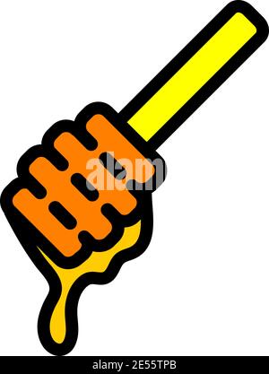 honey simple dripper icon logo Stock Vector