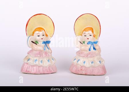 Vintage Salt Girl and Pepper Shakers from the 70's - 80's. Luke Durda/Ģ����ý Stock Photo