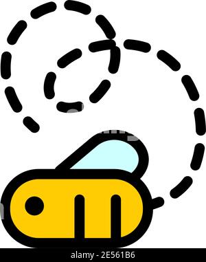 honey outline icon Stock Vector