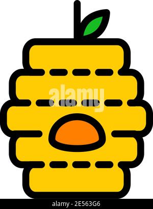 honey outline icon Stock Vector