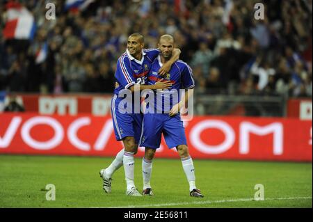 Zinedine Zidane during an exhibition football match between France's 1998  World Cup's French football national team and FIFA 98 composed with former  international players, to mark the 20th anniversary of France's 1998