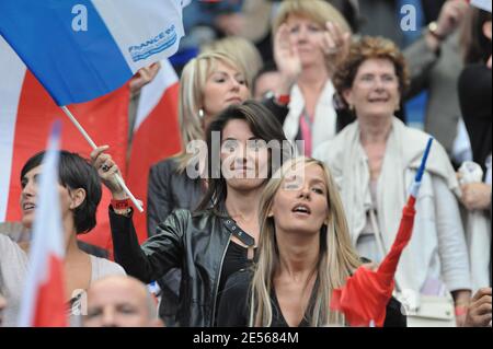 Veronique Zidane attends an exhibition soccer match in Saint Denis, France on July 12, 2008. Photo by Orban-Taamallah/ABACAPRESS.COM Stock Photo