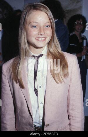 Jodie Foster 1980 Credit: Ralph Dominguez/MediaPunch Stock Photo - Alamy