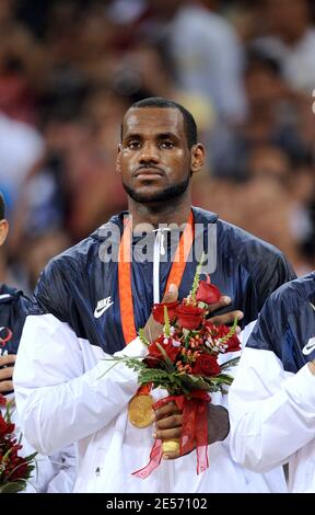 LeBron James USA AUGUST 24 2008 Basketball Beijing 2008 Olympic Games ...