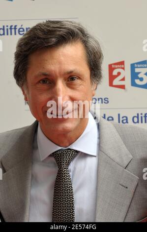 France Televisions' president Patrick de Carolis attends the press conference of 'France Televisions' in Paris, France on August 28, 2008. Photo by Guignebourg-Gorassini/ABACAPRESS.COM Stock Photo