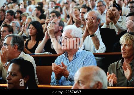 Former Socialist Prime Minister Lionel Jospin during the vote of 'motion de censure' at the party's summer university in La Rochelle, Western France, on August 28, 2008. Photo by Elodie Gregoire/ABACAPRESS.COM Stock Photo