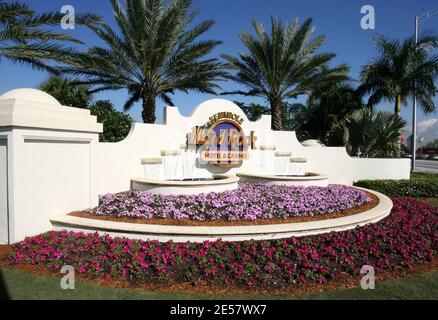 The Seminole Hard Rock Casino in Hollywood Florida where Anna Nicole Smith was found dead, 2/9/07.   [[tag]] Stock Photo