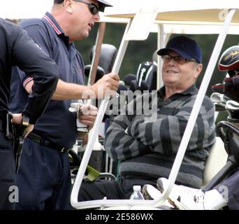 Jack Nicholson participates in the Los Angeles Police Department Celebrity Golf Tournament at Rancho Park Golf Course. Los Angeles, Calif. 5/19/07. [[sat]] Stock Photo