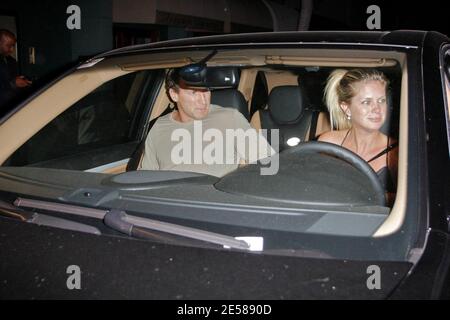 Rachel Hunter at Mr. Chows in Beverly Hills.  Los Angeles, Calif. 6/12/07.  [[laj]] Stock Photo