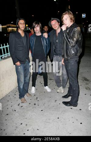 The band Boy Kills Boy attends the Help Find Madeleine red carpet benefit at Play Nightclub in Hollywood supporting the effort to find the missing British 3-year-old girl kidnapped earlier this year. Los Angeles, Calif. 6/28/07. [[laj]] Stock Photo