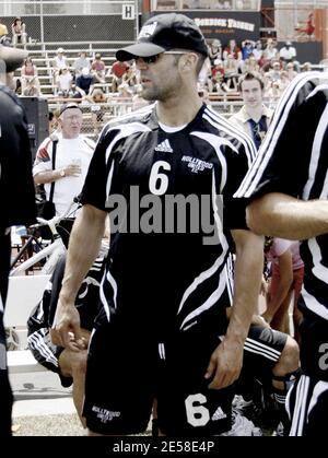 British actor Jason Statham attends Soccer For Survivors, a charity event to benefit the Program for Torture Victims or PTV. The match featured entertainers and international soccer players including Steve Jones, Jimmy-John Louis, Santiago Cabrera, Costas Mandylor, Vinnie Jones, Alexi Lalas, Martin Vasquez, Frank LeBouef, Eric Wynalda, Barry Venison and Richard Gough, among others. Beverly HIlls, Calif. 7/22/07.   [[wam]] Stock Photo