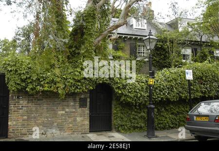 This is Kate Moss' London home, currently on the market for $6.7 million, that she once shared with Babyshambles singer Pete Doherty. The model has reportedly moved out of the home, after kicking Pete out and changing the locks, and has moved in with Rolling Stones guitarist Ronnie Wood and his wife Jo. Moss has reportedly bought a new home for 7.2 million pounds that is being renovated in London's exclusive St John's Wood area. She is staying at Wood's home until her new pad is complete. London, UK. 7/26/07.  [[map]] Stock Photo