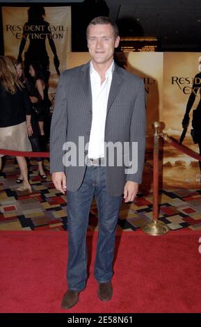 Jason O'Mara attends the World Premiere of Screen Gems' 'Resident Evil: Extinction' at Planet Hollywood Resort and Casino. Las Vegas, NV. 9/20/07.   [[cas]] Stock Photo