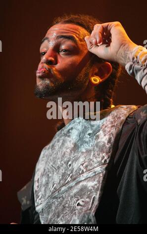 Travis McCoy of Gym Class Heroes performs in concert at The Fillmore Miami Beach at Jackie Gleason Theater. Miami Beach, FL. 10/31/07.   [[fam]] Stock Photo