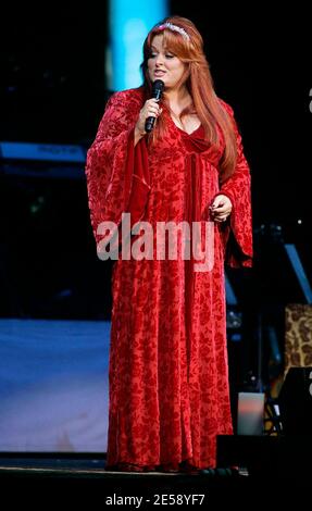 Wynonna Judd performs on the opening night of her Christmas tour at the Seminole Hard Rock Hotel and Casino in Hollywood, FL. 11/26/07.   [[bam]] Stock Photo