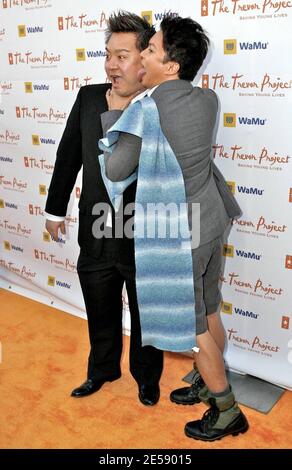 Alec Mapa and Rex Lee at Cracked Xmas 10 to benefit the Trevor Project in Los Angeles, Ca. 12/2/07.   [[laj]] Stock Photo