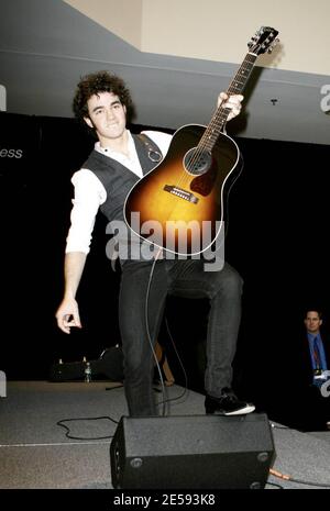 Exclusive!! American pop band The Jonas Brothers perform a free concert at the Rockaway Townsquare Mall. Britney Spears' former bodyguard, Big Rob is on hand to make sure Kevin, Joe and Nick Jonas are safe and sound at the show. Rockaway, NJ. 12/29/07.   [[faa]] Stock Photo