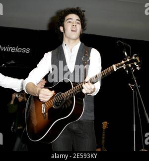 Exclusive!! American pop band The Jonas Brothers perform a free concert at the Rockaway Townsquare Mall. Britney Spears' former bodyguard, Big Rob is on hand to make sure Kevin, Joe and Nick Jonas are safe and sound at the show. Rockaway, NJ. 12/29/07.   [[faa]] Stock Photo