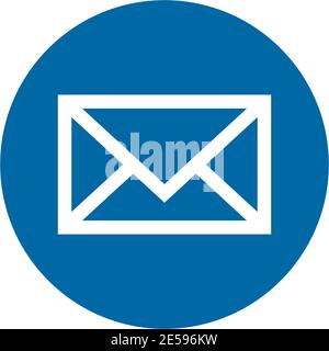 Mail letter icon logo design vector template Stock Vector