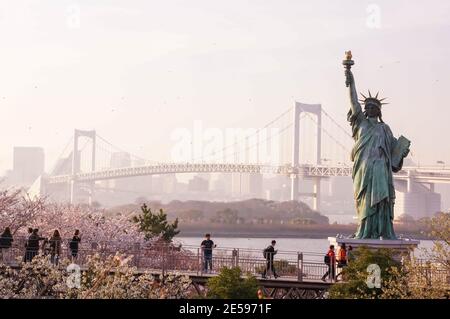 Odaiba bridge view Stock Photo