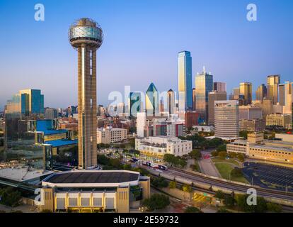 Dallas is the ninth most populous city in the United States of America and the third most populous city in the state of Texas. Stock Photo