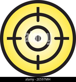 Target point icon logo design vector illustration template Stock Vector