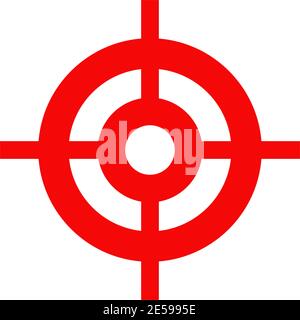 Target point icon logo design vector illustration template Stock Vector