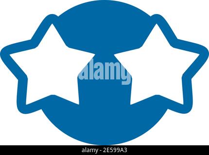 Star icon logo design vector illustration template Stock Vector