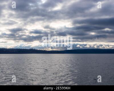 Camano Island State Park is publicly owned recreation area on Camano Island in Puget Sound located 14 miles (23 km) southwest of Stanwood in Island Co Stock Photo