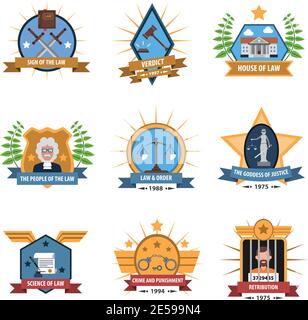 law ribbon label sign set. law banner Stock Vector Image & Art - Alamy