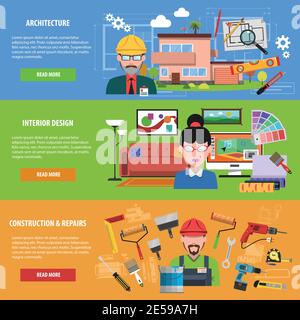 Interior Banner Horizontal Stock Vector Image & Art - Alamy