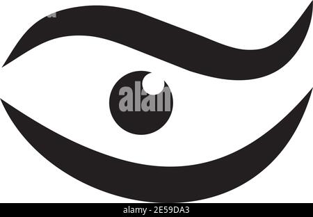 Eye icon logo design inspiration vector template Stock Vector