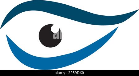 Eye icon logo design inspiration vector template Stock Vector