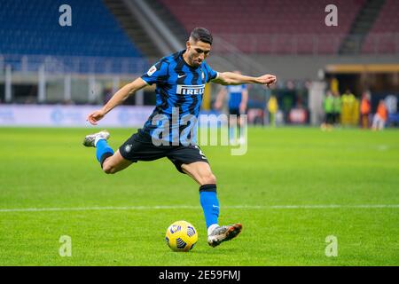 Achraf Hakimi (Inter) during the Italian 