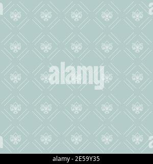 Seamless Vector Pattern. Royal Lilies Stock Vector