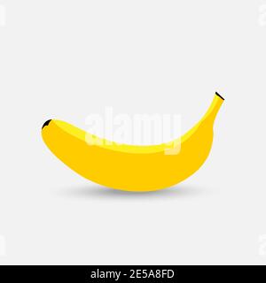 Vector banana. Fresh banana on white background Stock Vector