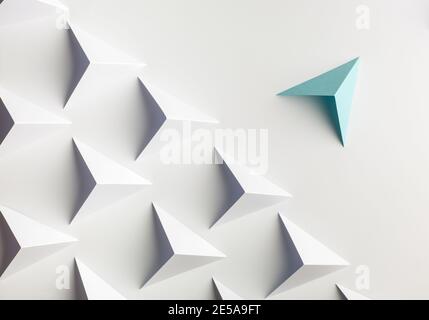 abstract tetrahedron background. copy space available. useful for business cards and web Stock Photo