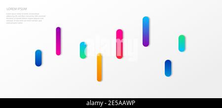 Vector template. Minimalistic cover with gradients composition. Eps10. Stock Vector