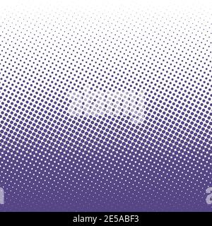 Vector halftone dots background. Ultra violet dots on white background Stock Vector