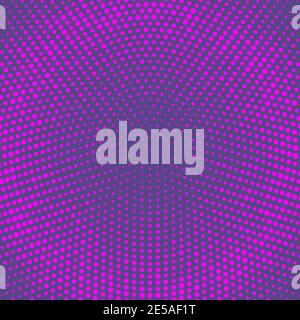 Vector halftone dots background. Ultra violet dots on white background Stock Vector