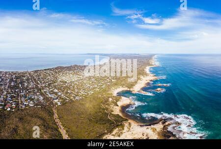 Aerial View of Mornington Peninsula Australia Stock Photo