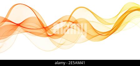 Abstract vector wave. Colored background for presentation Stock Vector