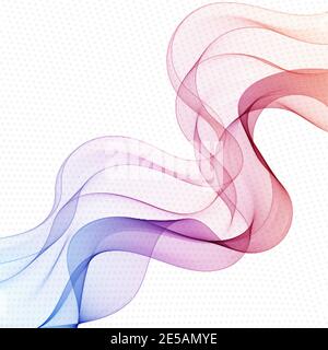 Color vector wave. Abstract background. A modern new idea for the design of brochures, magazines, billboards, products. eps 10 Stock Vector