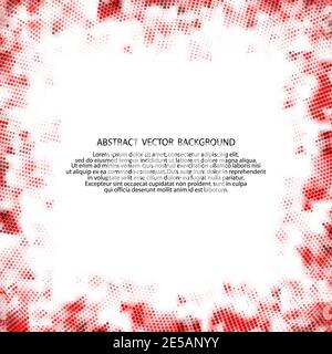 Red abstract background . Vector paper illustration. eps10 Stock Vector