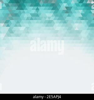 Blue Grid Mosaic Background, Creative Design Templates. Triangle. eps 10 Stock Vector